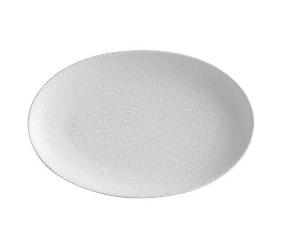 Блюдо овальное 25*16см. белое, Икра