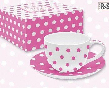 Кофейная пара 75мл. 4предмета Pois Pink