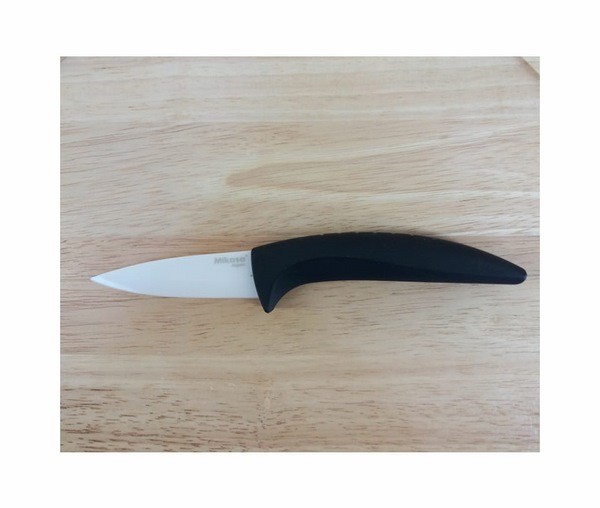 Нож для чистки 7,5см. белый, чехол. Gourmet