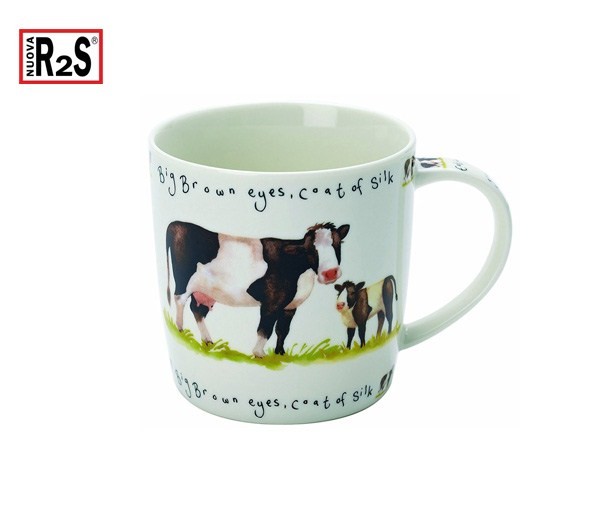 Кружка 350мл. Cow в жестяной банке