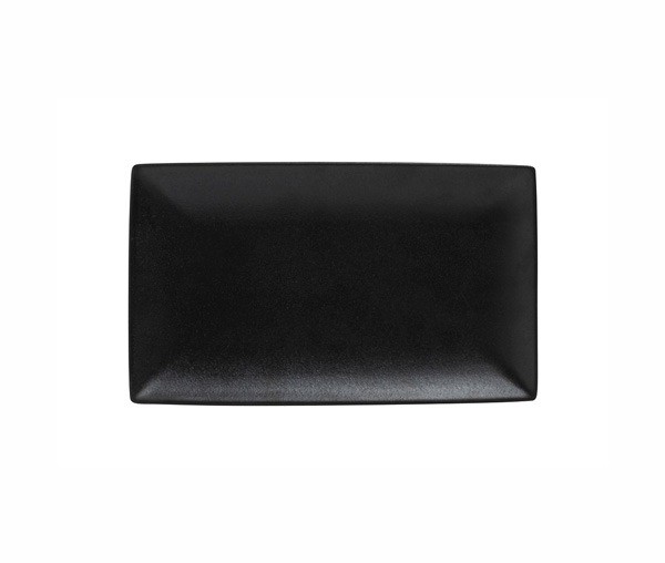 Блюдо прямоугольное  27,5*16см. черное Икра