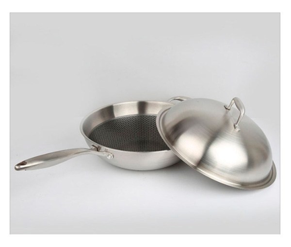 Вок с металлической крышкой 32см. Creative