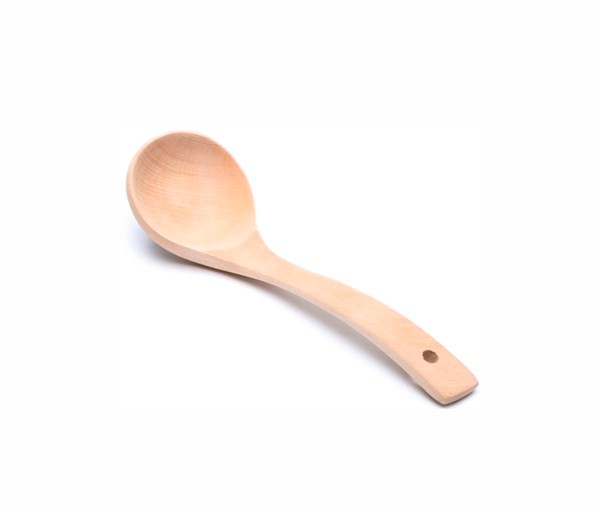 Половник деревянный, нелакиров 24*7,5см.