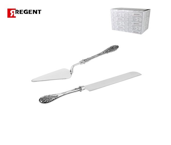 Набор для торта 2 предмета нож, лопатка Британи