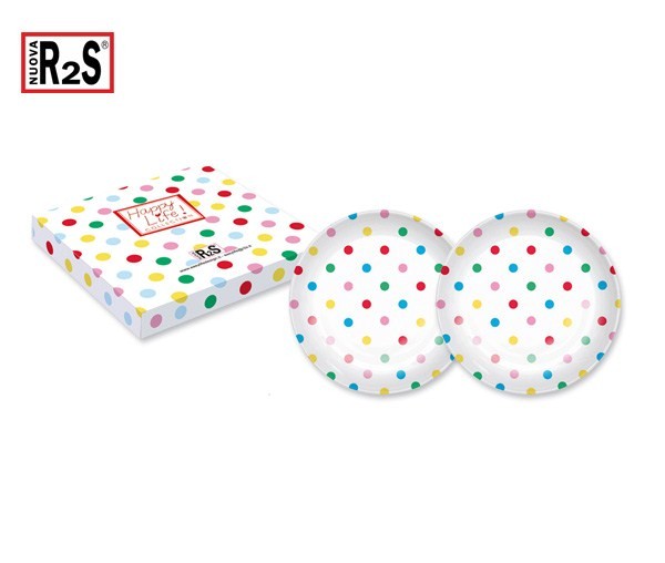Тарелка 2шт 19см. Pois Colors