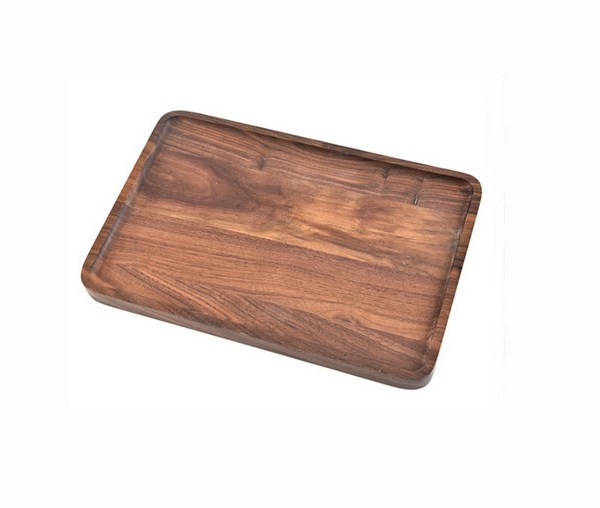 Блюдо прямоугольное орех 30*20см.