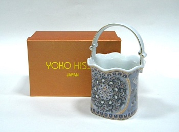 Корзинка Павлин серый