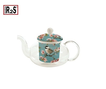 Чайник 450мл. стекло, Blossom