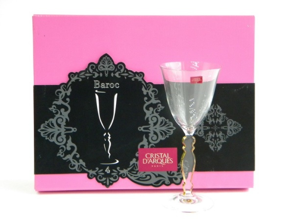 Рюмка 4шт 250мл. Baroc Gold