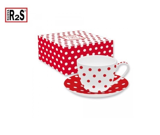 Бульонница 2 предмета 400мл. Pois Red