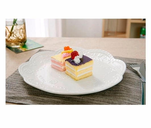 Тарелка 26,5см. Кружево