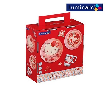 Набор детский  3 предмета Hello Kity Rose