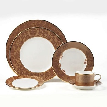 Сервиз столовый 36 предметов 6 персон Damask Cooper