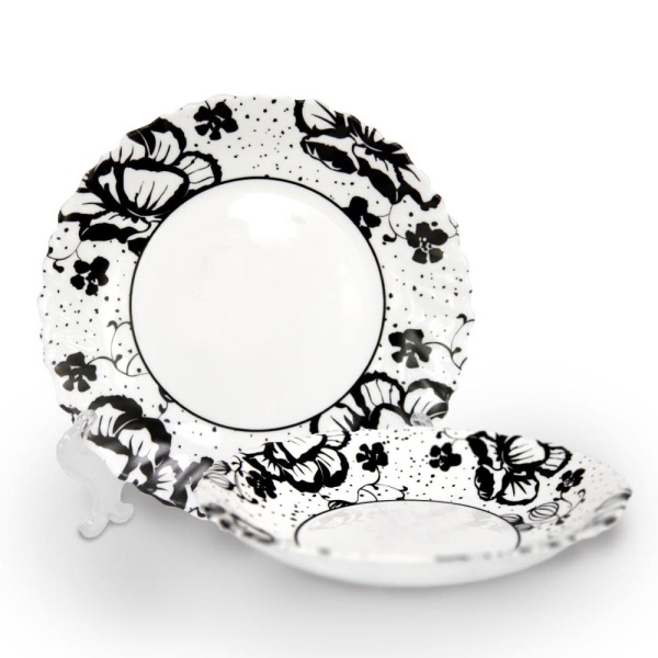 Тарелка суповая Alcove Black