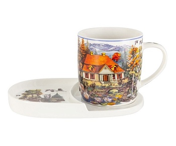 Чайная пара Дом у пруда