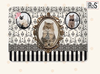 Поднос 45*31см. Barocco Cats