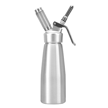 Сифон для сливок 500мл. +5 предметов серебряный