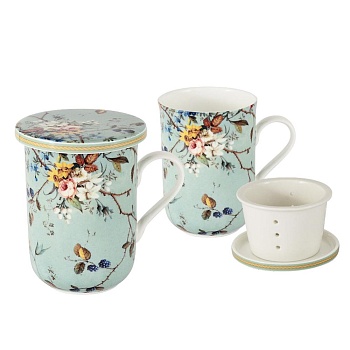 Кружка заварочная 300мл Луг в подарочной упаковке