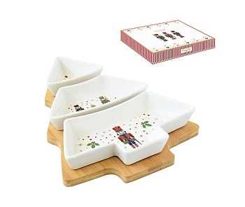 Менаж елочка 4 предмета 25,5*21см. Щелкунчик