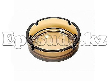 Пепельница 10.7см. Коричневая