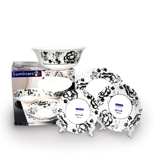 Сервиз столовый 19 предметов 6 персон Alcove Black