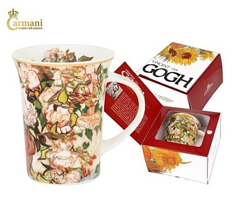 Кружка 350мл. Розы Ван Гог