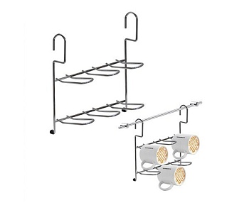 Держатель для кружек на рейлинг 24*10*24см.