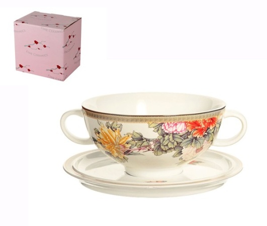 Бульонница 2 предмета 0,5л. Японский сад