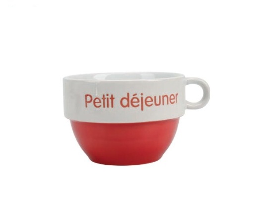 Бульонница 650мл. красная Petit Dejeuner