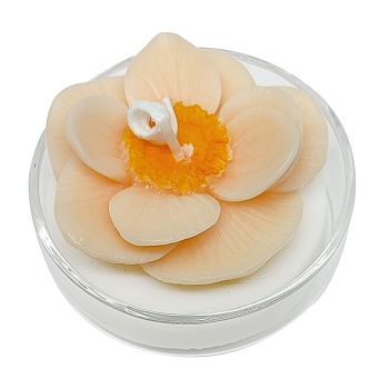 Свеча ароматическая 4*6,5 см анемона розовая подставка