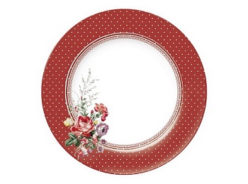 Тарелка 26см. Red Spot Scarlet Posy