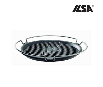 Сковорода гриль чугун 27см. Atollo