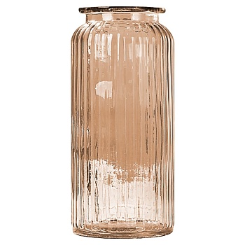 Ваза 24см, коричневая Jar
