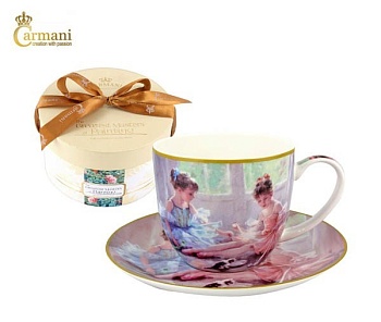 Набор чайный 2 предмета 280мл. Балерины у окна К.Разумов