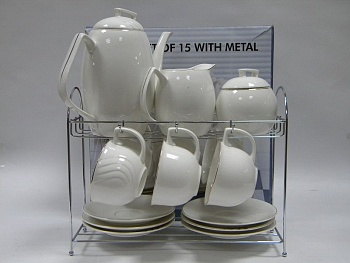 Сервиз чайный 15 предметов 200мл.Cypress Gold