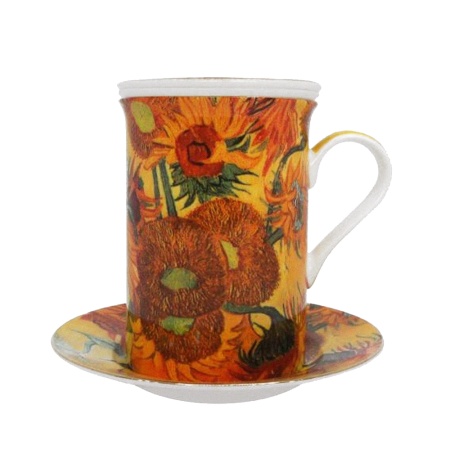 Кружка заварочная Sunflower 320мл. в подарочной упаковке