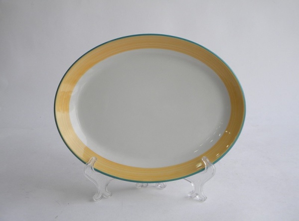 Блюдо овальное 25см. Rio Yellow