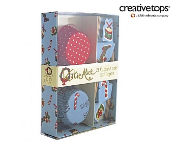 Корзинка для кекса 24 предмета Yuletide Sleight Ride Корзинка для кекса 24 предмета Yuletide Sleight Ride