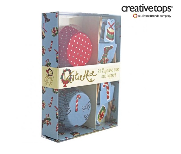 Корзинка для кекса 24 предмета Yuletide Sleight Ride Корзинка для кекса 24 предмета Yuletide Sleight Ride