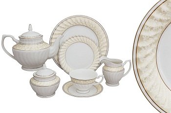 Сервиз чайный 42 предмета 12 персон Адель
