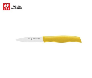 Нож для овощей желтый 8 см Twin Grip