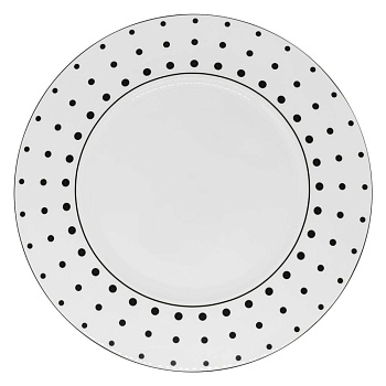 Тарелка 26,5см. Cheers Dots