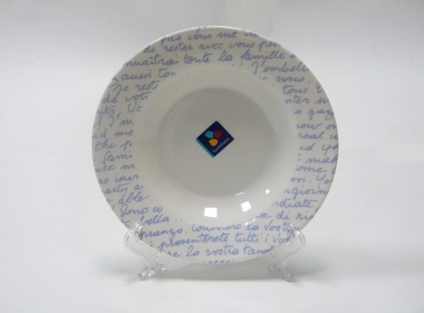 Тарелка 22,5см. глубокая Blue Secret Inoha