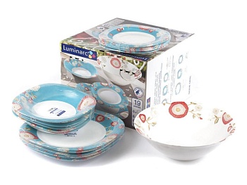Сервиз столовый 19 предметов 6 персон Silene Opal