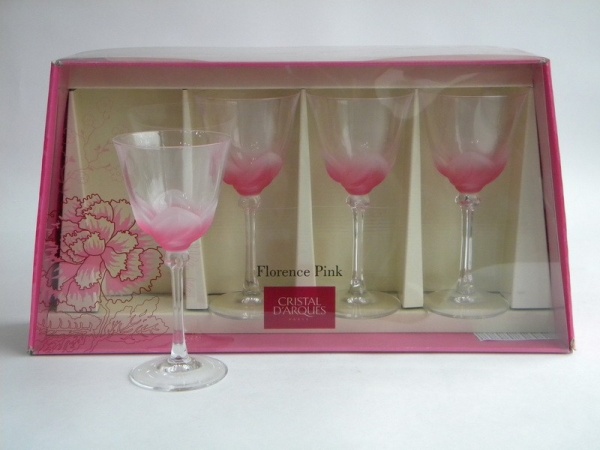 Рюмка 240мл. 4шт Florence Pink
