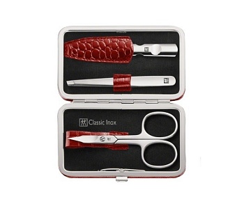 Набор маникюрный 3 предмета чехол крокодил