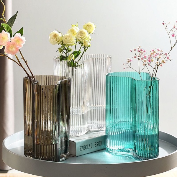 Ваза 31*16см Серая