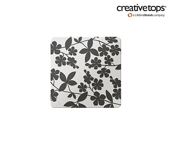 Костер стекло, 4шт 10*10см. Floral Shadow Костер стекло, 4шт 10*10см. Floral Shadow