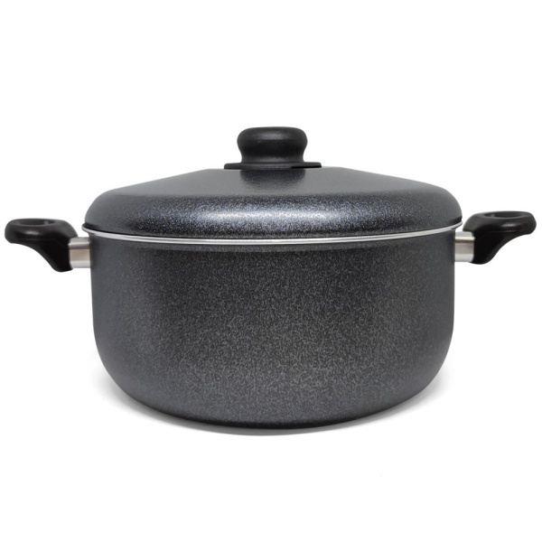 Кастрюля с крышкой антипригарная 26см 5,8л Blackstone