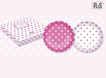 Тарелка 2шт 19см. Pois Pink